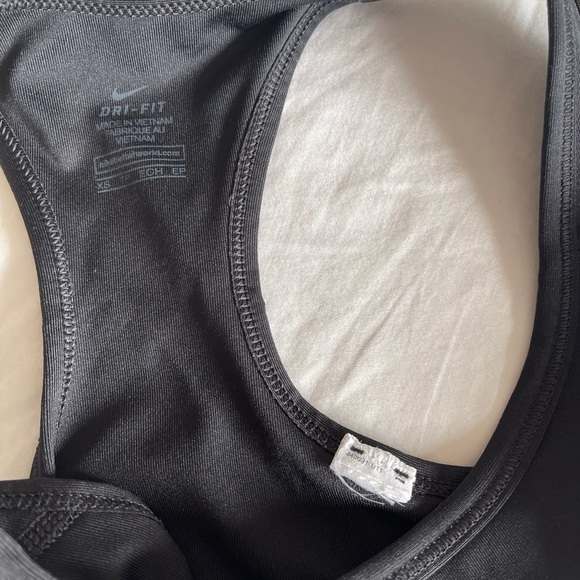 Nike Swoosh Medium Support Bra in Black - Picture 5 of 5